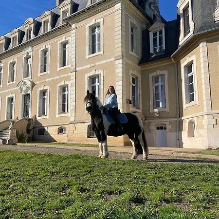 chambre zen château de la Bouchatte Chazemais Exterior foto